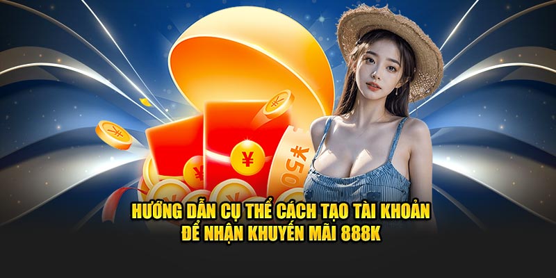 Hướng dẫn cụ thể cách tạo tài khoản để nhận khuyến mãi 888K